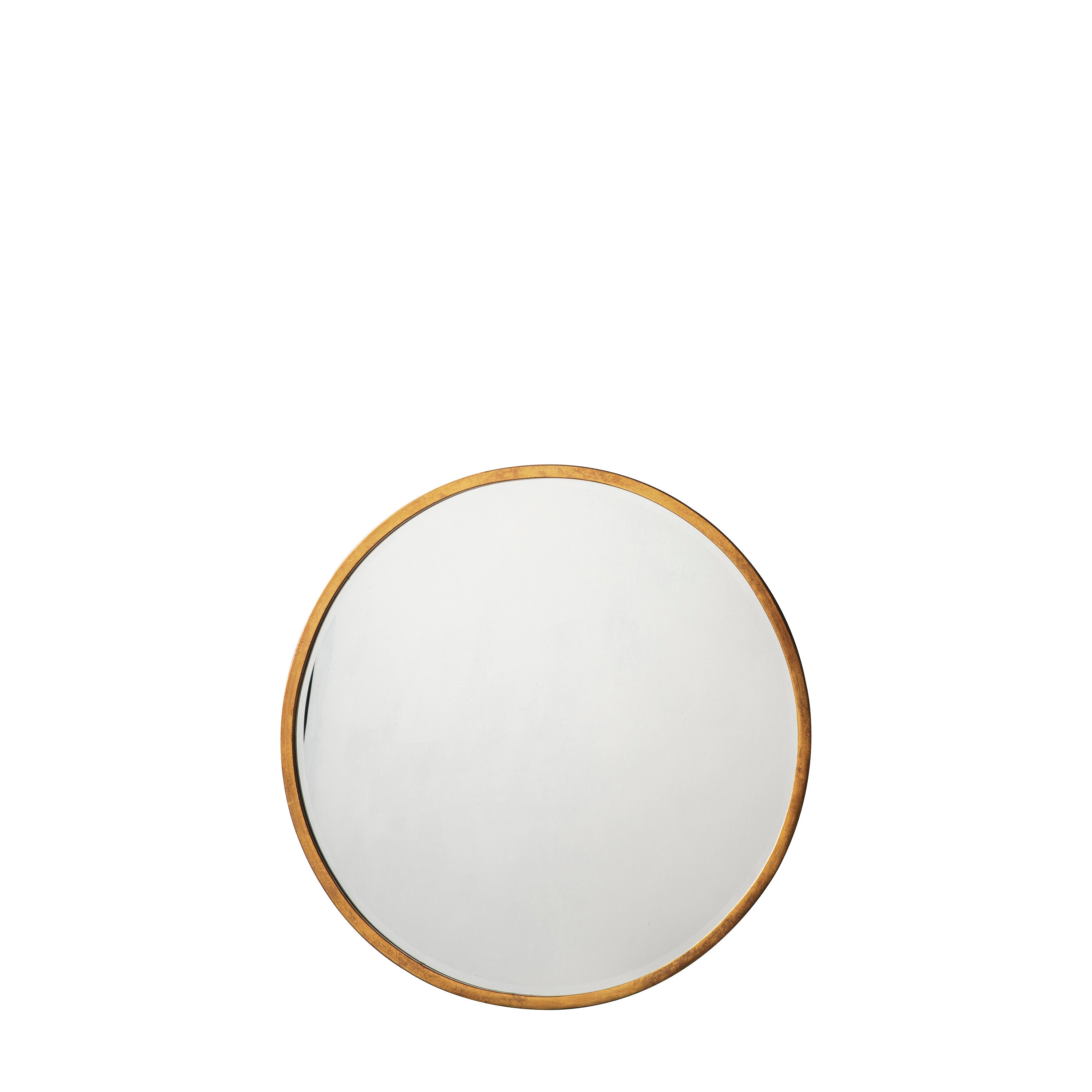 Robbins Antique Gold Round Wall Mirror | Small